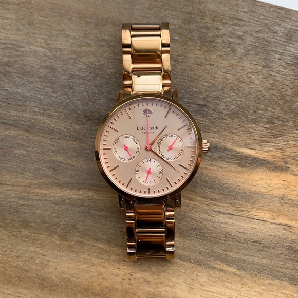 kate spade Accessories - KATE SPADE Rose Gold and Pink Watch